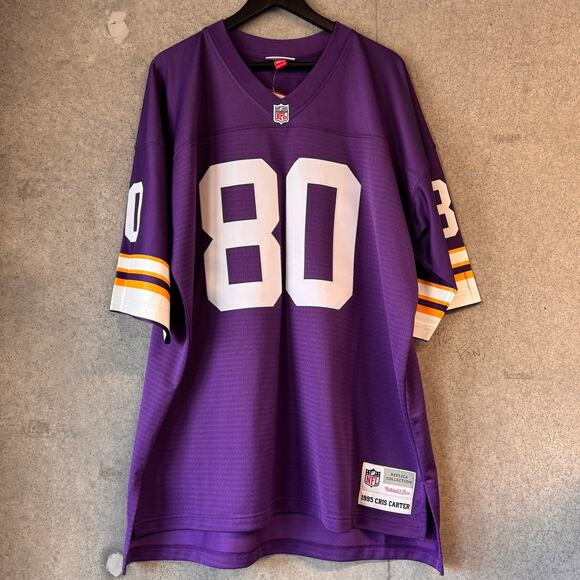 NWT Minnesota Vikings Cris Carter #80 Mitchell&Ness 1995 NFL Legacy Jersey  XL - Picture 2 of 9